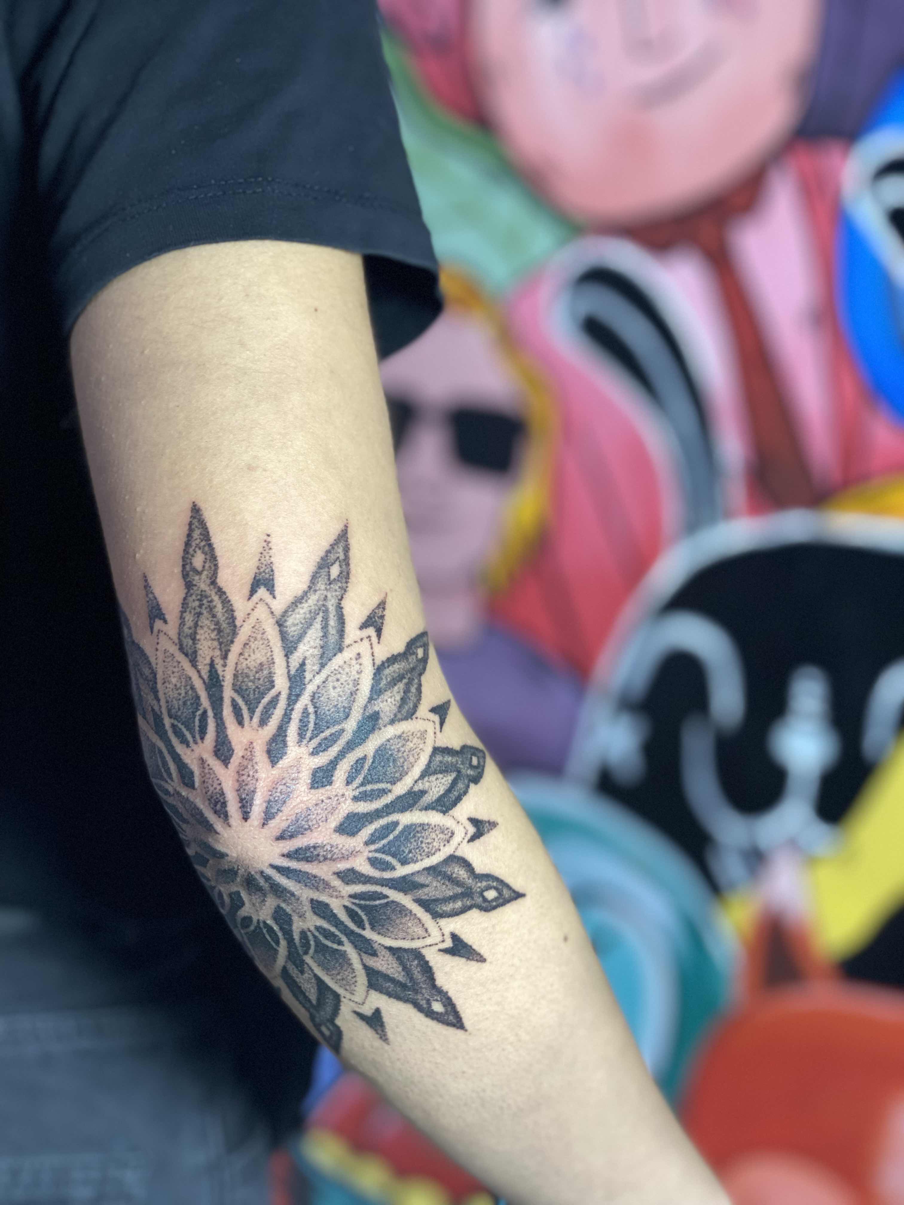 Full mandala half sleeve! Insta - @gothrotten_tattoos 📍Belfast #tatt... |  TikTok