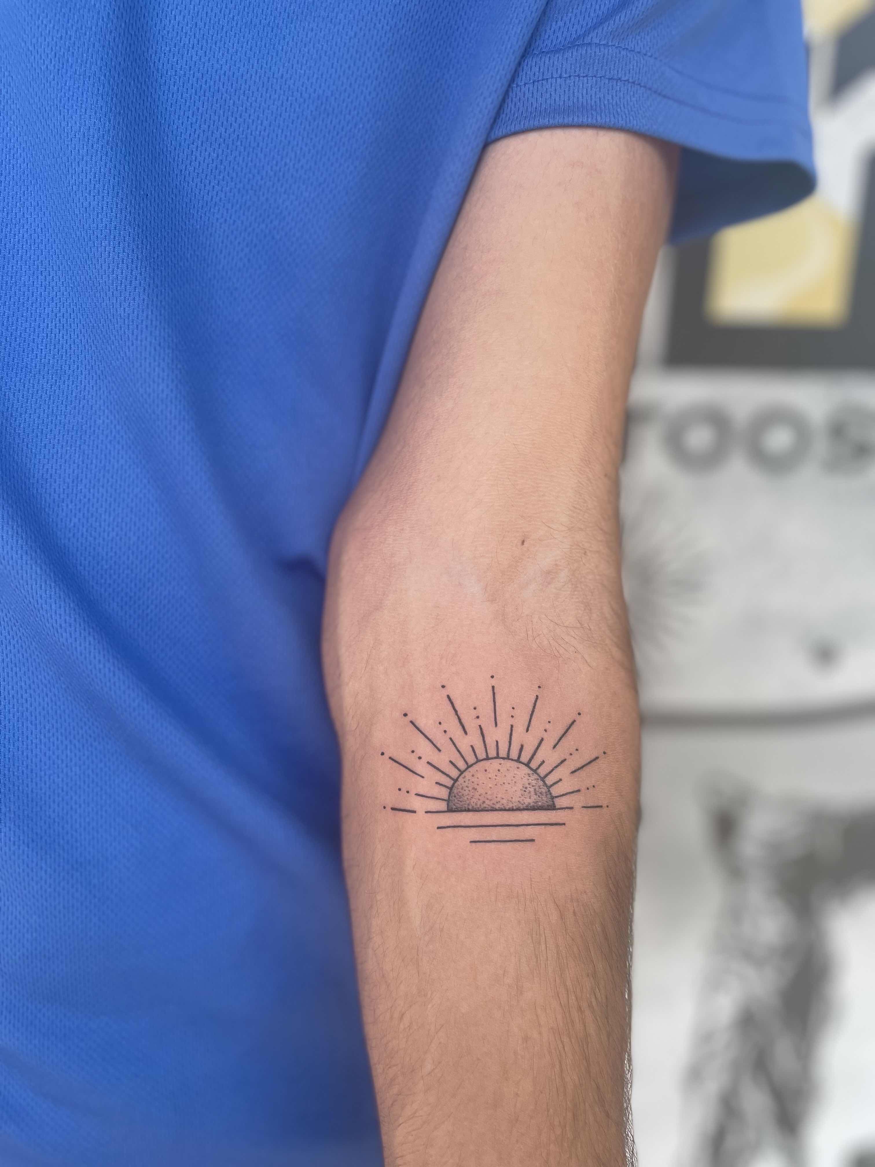 Sunset Tattoos For Men