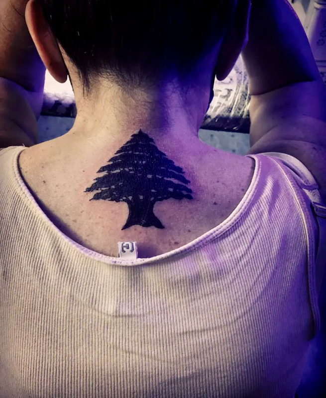 Lebanese Tree Tattoo